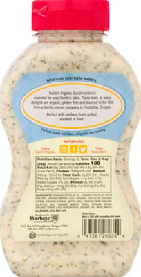 Suzies Organic Sauce Tartar - 8 Fl. Oz. - Image 6