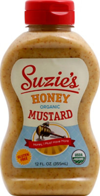 Suzies Mustard Organic Honey - 12 Fl. Oz. - Image 2