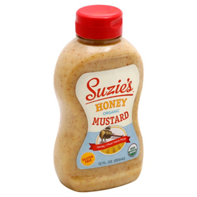 Suzies Mustard Organic Honey - 12 Fl. Oz. - Image 1