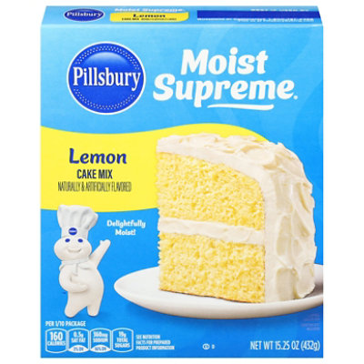 Pillsbury Moist Supreme Cake Mix Premium Lemon - 15.25 Oz - Image 3