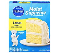 Pillsbury Moist Supreme Cake Mix Premium Lemon - 15.25 Oz