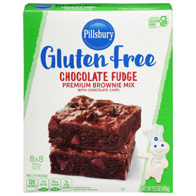 Pillsbury Gluten Free Brownie Mix Premium Chocolate Fudge with Chocolate Chips - 15.5 Oz - Image 3