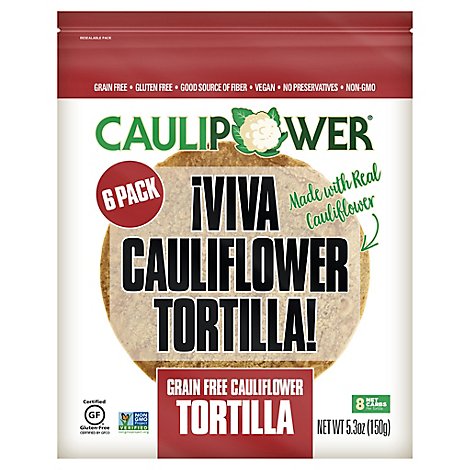 CAULIPOWER Grain Free Cauliflower Tortillas - 7 Oz