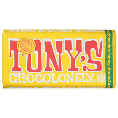 Tonys Chocolonely Bar Choc Mlk Hny Almnd - 6.35 Oz - Image 2