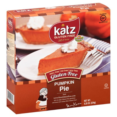 Katz Gluten Free Pie Pumpkin - 8.25 Oz