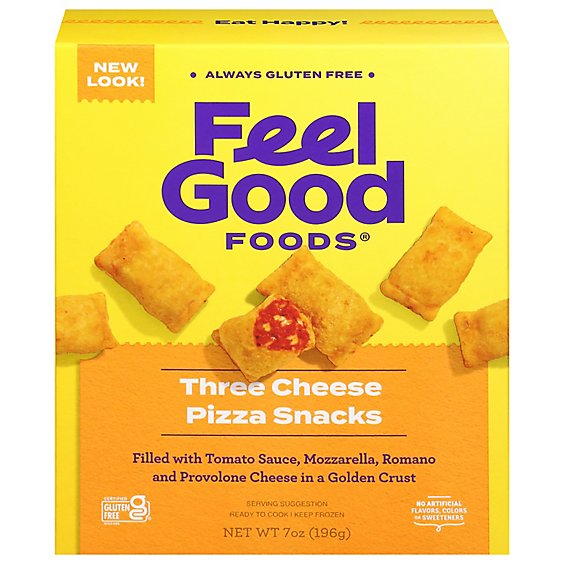Feel Good Foods Bites Three Cheese - 7 Oz