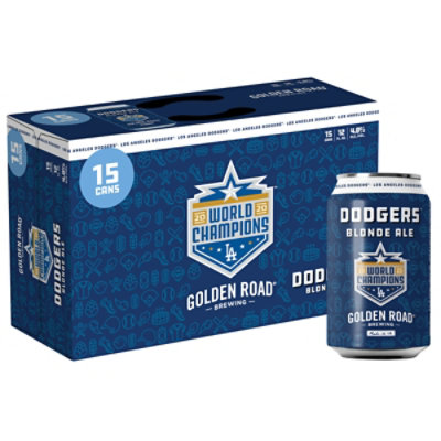 Golden Road Dodgers Blonde Ale In Cans - 15-12 Fl. Oz.