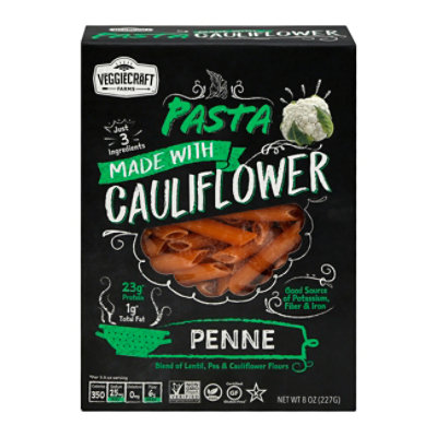 Veggiecraft Pasta Penne Cauliflower - 8 Oz - Image 3