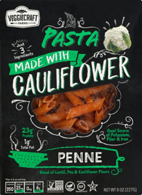 Veggiecraft Pasta Penne Cauliflower - 8 Oz - Image 2