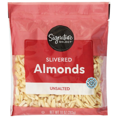 Signature Select/Farms Unsalted Slivered Almonds - 10 Oz - Image 1