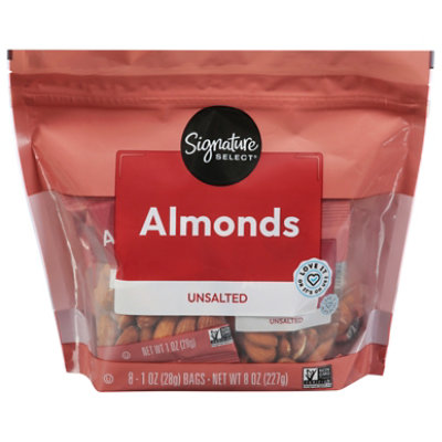 Signature Select/Farms Natural Unsalted Almonds Multipack - 8-1 Oz - Image 3