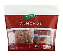 Signature Farms Almonds Natural Unsalted Multipack - 8-1 Oz