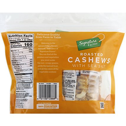 Signature Farms Cashews With Sea Salt Multipack - 8-1 Oz - Image 3
