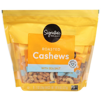 Signature Farms Cashews With Sea Salt Multipack - 8-1 Oz - Image 1