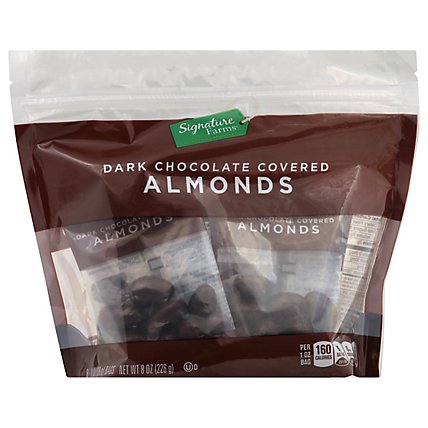 Signature Farms Dark Chocolate Almonds Multipack - 8-1 Oz - Image 1