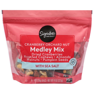 Signature Farms Medley Mix Cranberry Orchard Nut Multipack - 8-1 Oz - Image 3