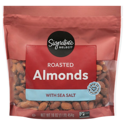 Signature Select/Farms Almonds With Sea Salt - 16 Oz - Image 2