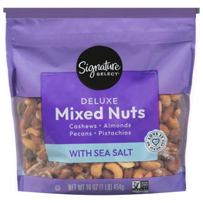 Signature Select/Farms Deluxe Mixed Nuts With Sea Salt - 16 Oz - Image 2