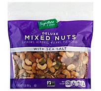 Signature Farms Deluxe Mixed Nuts With Sea Salt - 16 Oz