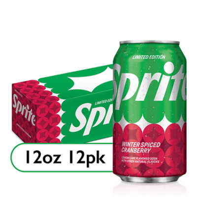 Sprite Winter Spiced Cranberry Fridge Pack - 12-12 Fl. Oz. - Jewel-Osco