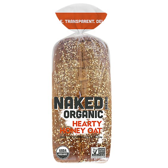 Naked Organic Honey Oat Bread - 22.50 Oz