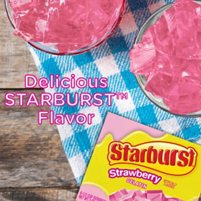 Starburst Gelatin Strawberry 6 Serve - 3.94 Oz - Image 2