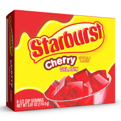 Starburst Gelatin Cherry 6 Count - 3.91 Oz