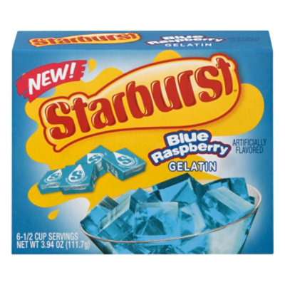 Starburst Gelatin Blue Raspberry 6 Count - 3.94 Oz - Image 3