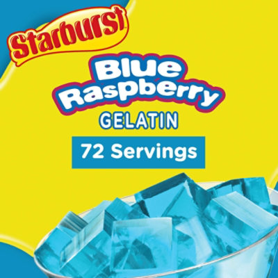 Starburst Gelatin Blue Raspberry 6 Count - 3.94 Oz - Image 3