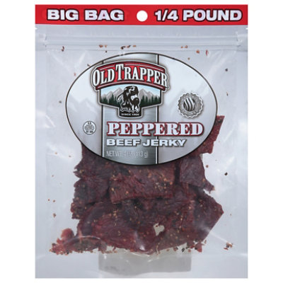 Old Trapper Beef Jerky Peppered - 4 Oz - Image 3