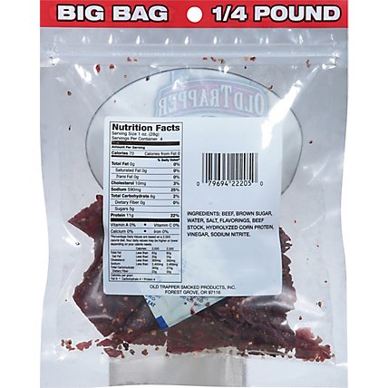 Old Trapper Beef Jerky Peppered - 4 Oz - Image 6