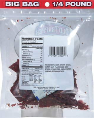 Old Trapper Beef Jerky Peppered - 4 Oz - Image 6