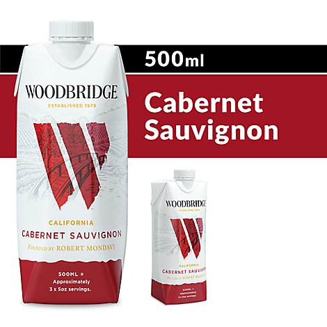 Woodbridge by Robert Mondavi Cabernet Sauvignon Red Wine Box - 500 Ml