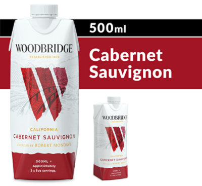 Woodbridge by Robert Mondavi Cabernet Sauvignon Red Wine Box - 500 Ml