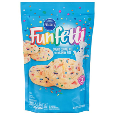 Pillsbury Funfetti Cookie Mix With Candy Bits Sugar - 16 Oz - Image 1