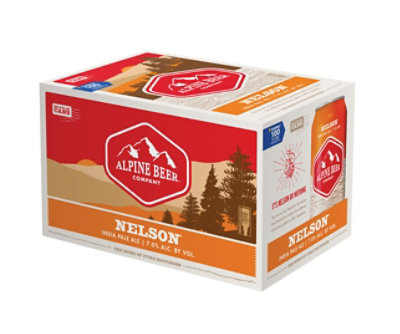 Alpine Nelson Ipa In Cans - 6-12 Fl. Oz. - Image 1