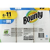 Bounty Paper Towels Select A Size Super Rolls White - 6 Roll - Image 3