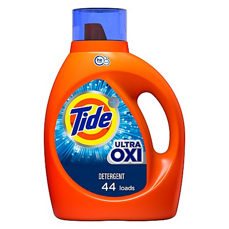 Tide Plus Laundry Detergent Liquid Ultra Oxi 44 Loads - 69 Fl. Oz.