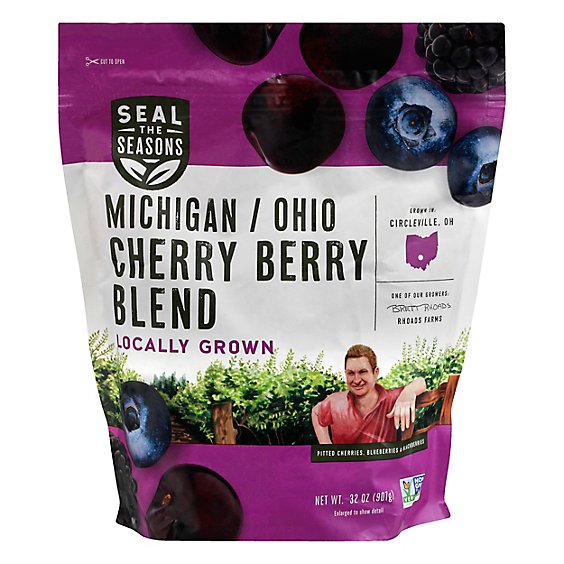 Frozen Local Michigan/Ohio Cherry Berry Blend - 32 Oz