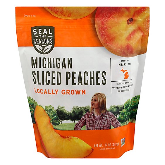 Frozen Local Michigan Peaches - 32 Oz