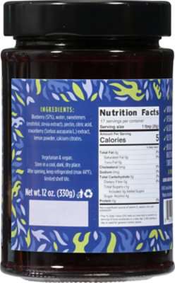Good Good Jam With Stevia Blueberry - 12 Oz - Image 6