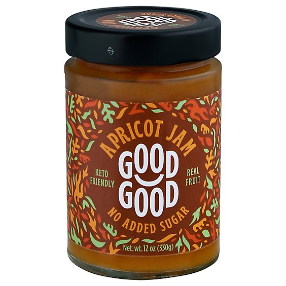 Good Good Jam With Stevia Apricot - 12 Oz