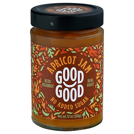Good Good Jam With Stevia Apricot - 12 Oz