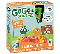 GoGo squeeZ Applesauce On The Go Apple Mango - 4-3.2 Oz