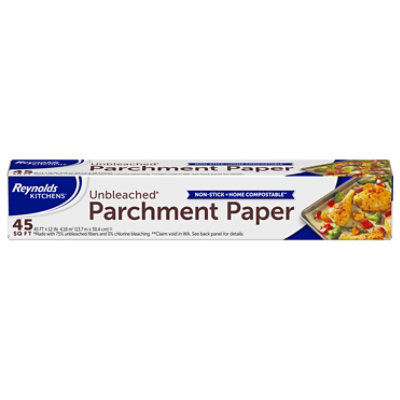 Reynolds Kitchens Parchment Paper Roll Unbleached Compostable Square   960533402 C1N1