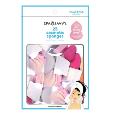 Cosmetic Sponges Plus 1 Blending Sponge - 24 Count