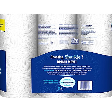 Sparkle Paper Towel Pick A Size Modern White - 6 Roll - Image 4