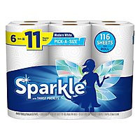Sparkle Paper Towel Pick A Size Modern White - 6 Roll - Image 1