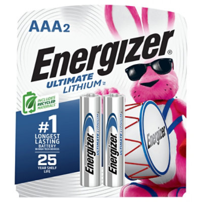 Energizer Batteries Ultimate Lithium AAA - 2 Count - Image 3