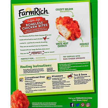 Farm Rich Chicken Bites Boneless Buffalo Style - 17 Oz - Image 6